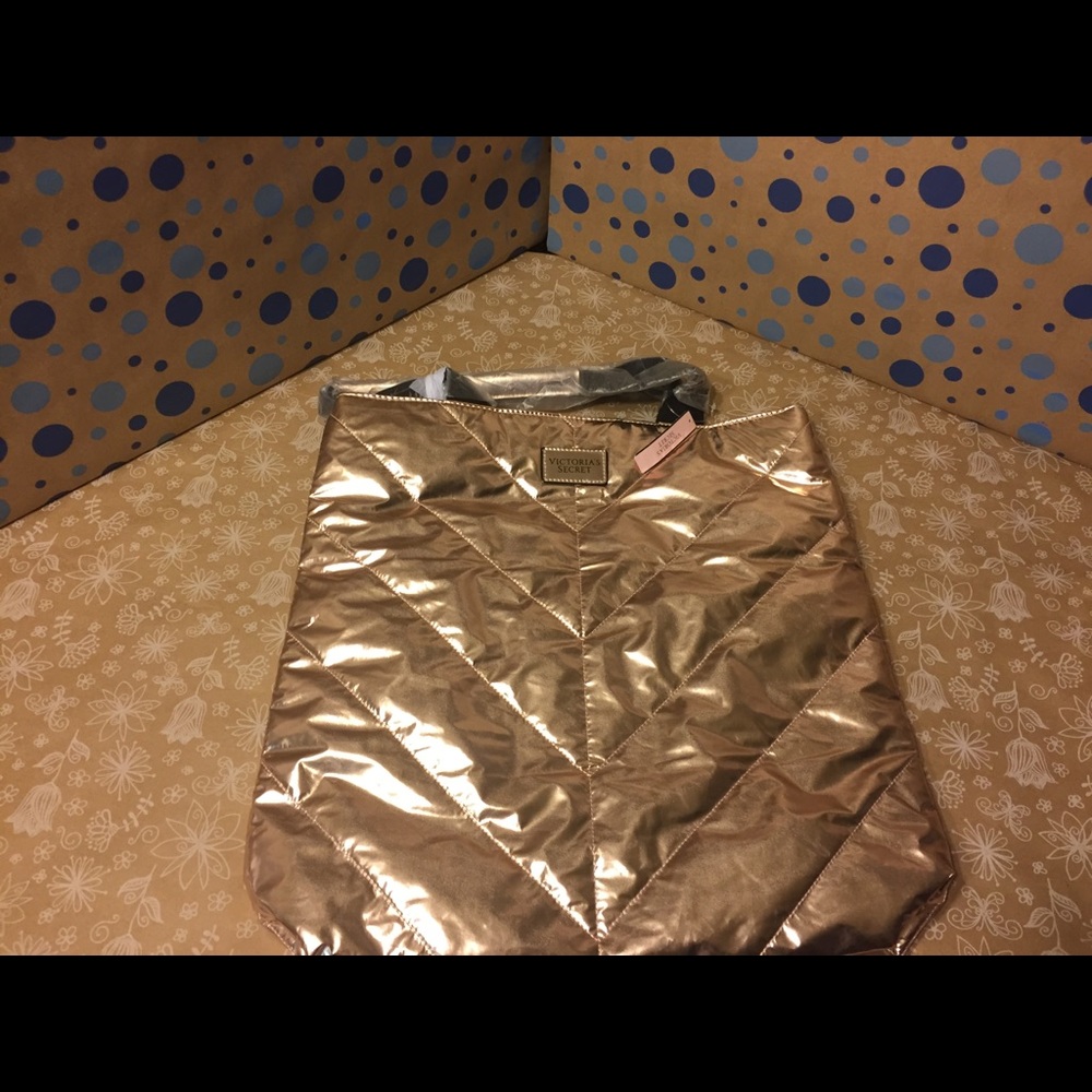 NWT VS ROSE GOLD BAG!
